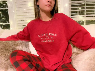 North Pole University Crewneck Sweatshirt