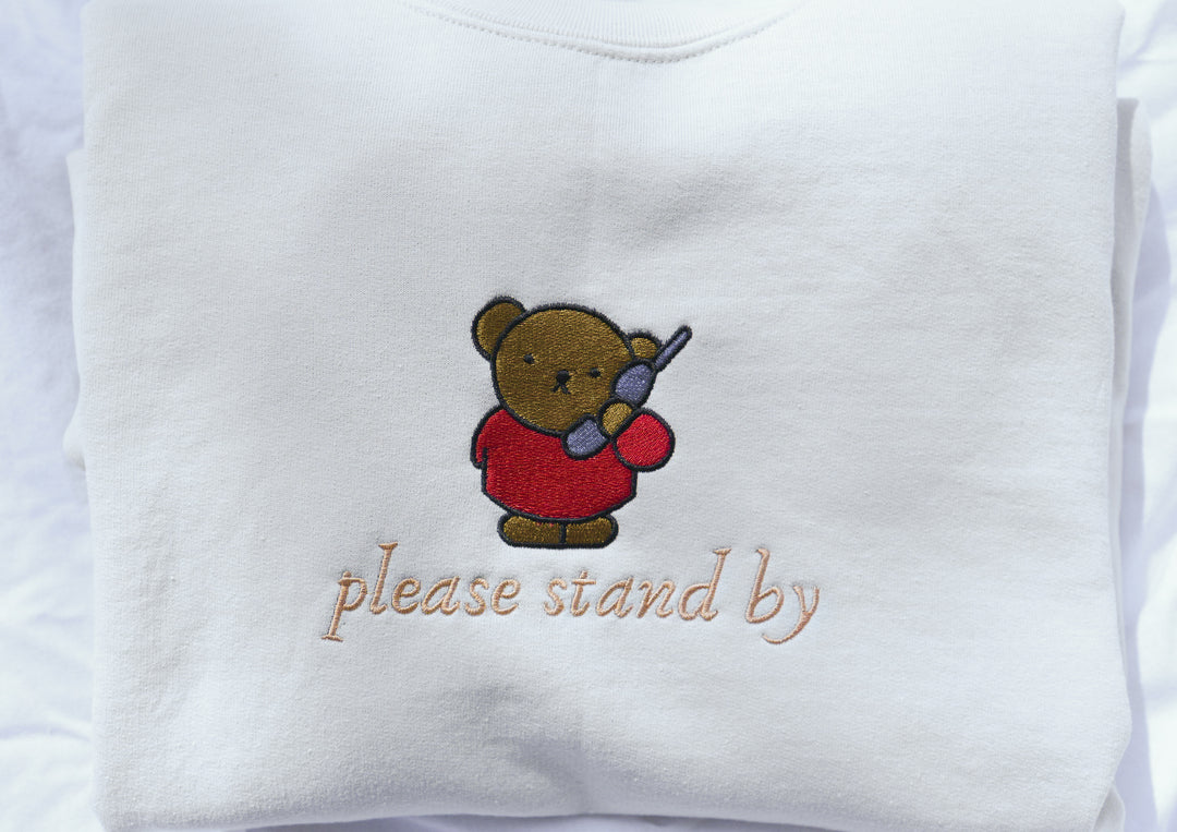 Please Stand By Crewneck Sweatshirt
