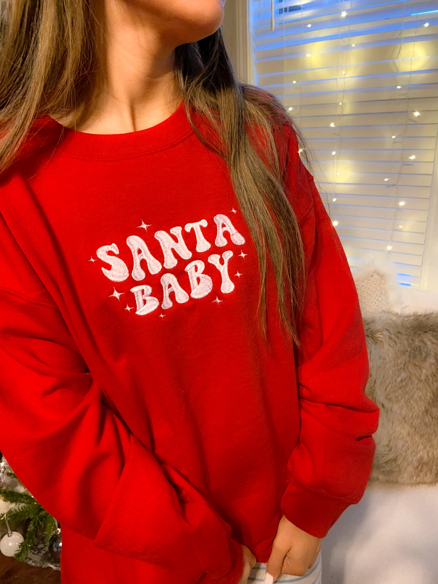 Santa Baby Crewneck Sweatshirt
