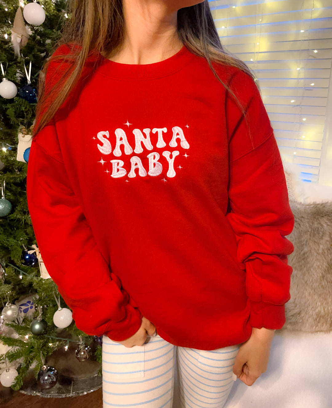 Santa Baby Crewneck Sweatshirt