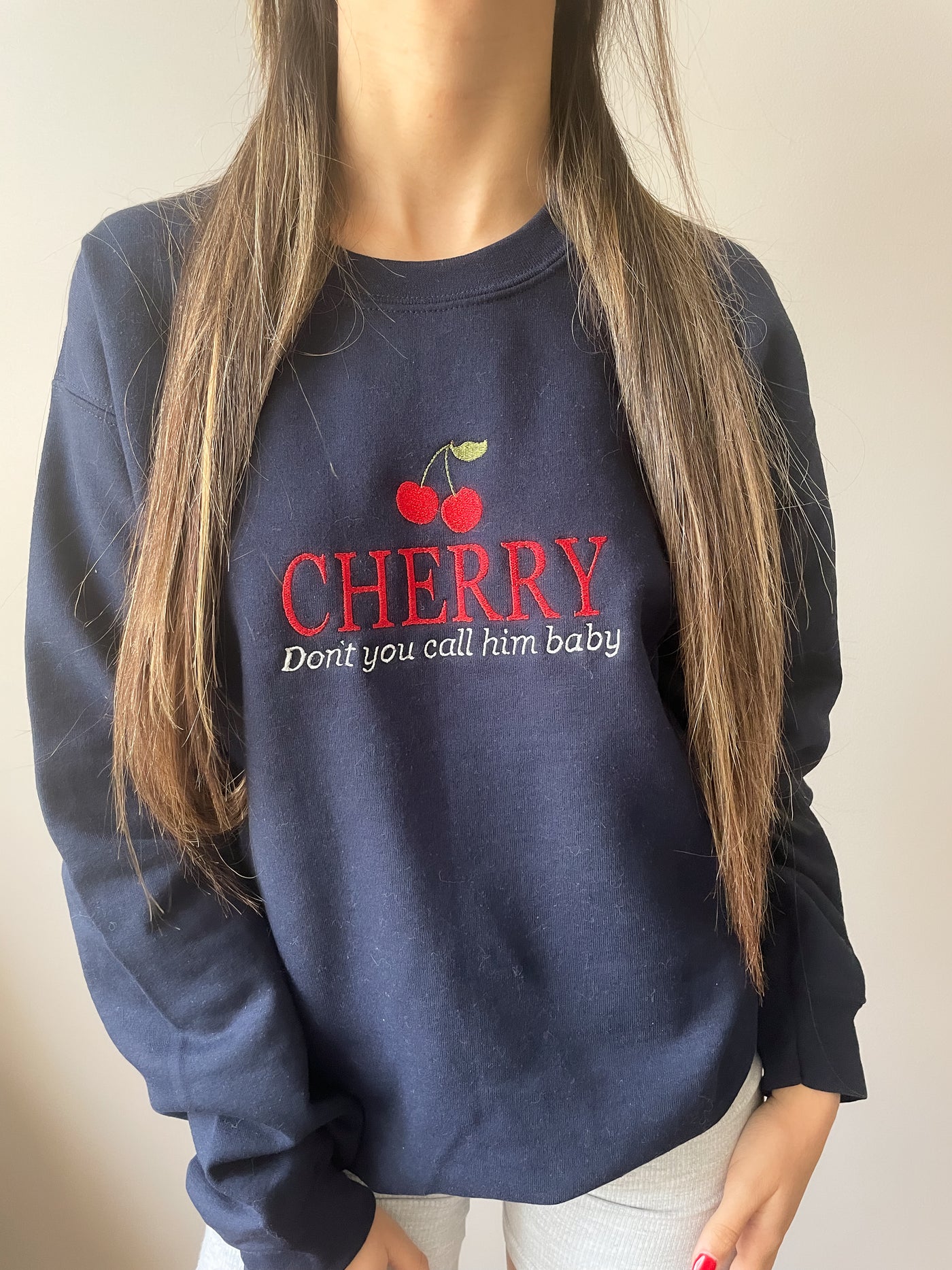 Cherry Crewneck Sweatshirt
