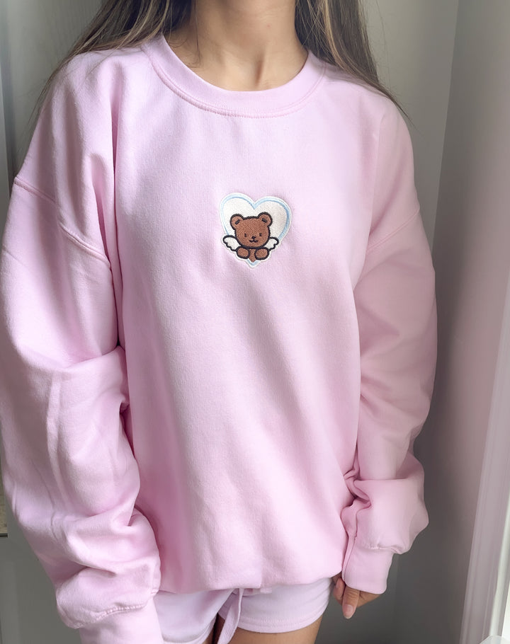 Cupid Bear Crewneck Sweatshirt