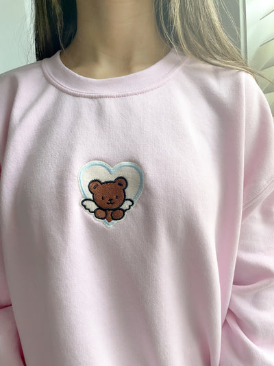 Cupid Bear Crewneck Sweatshirt
